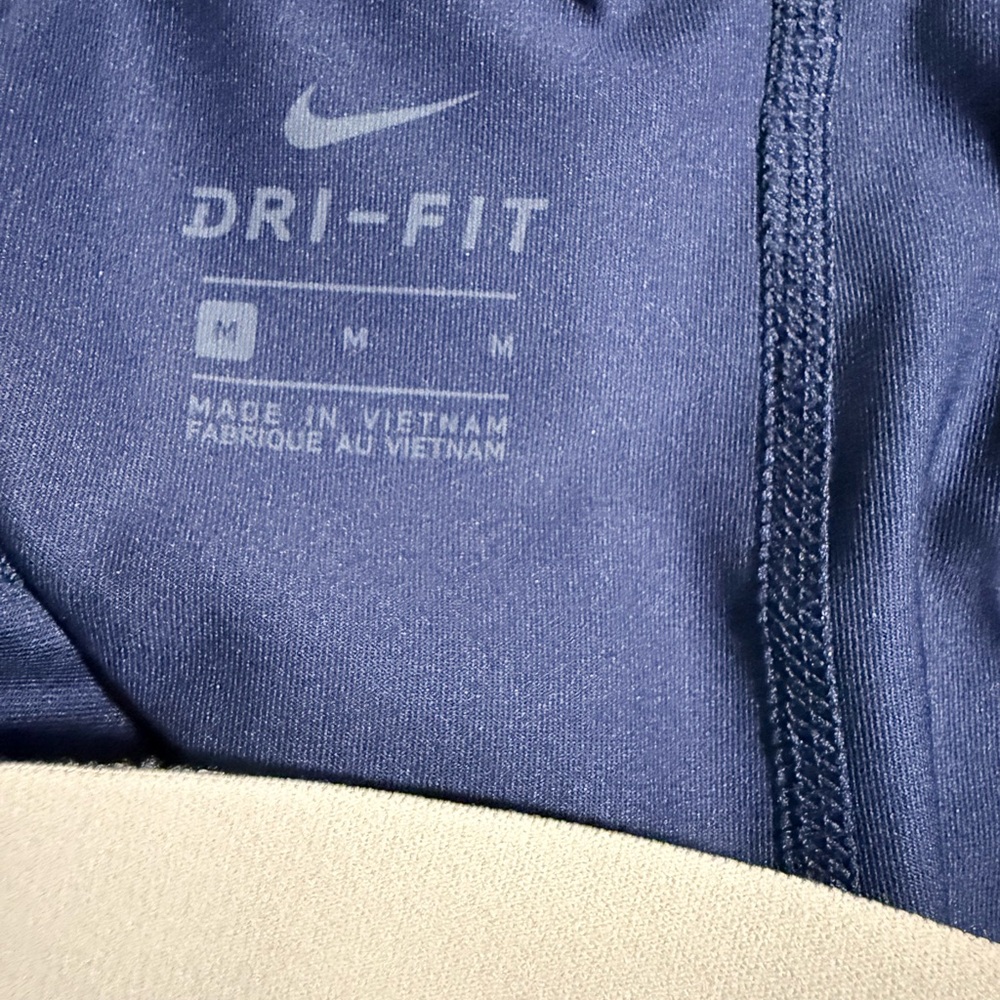 NWT - Nike Pro Dark Blue Cropped Leggings - Picture 6 of 8